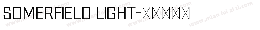 Somerfield Light字体转换